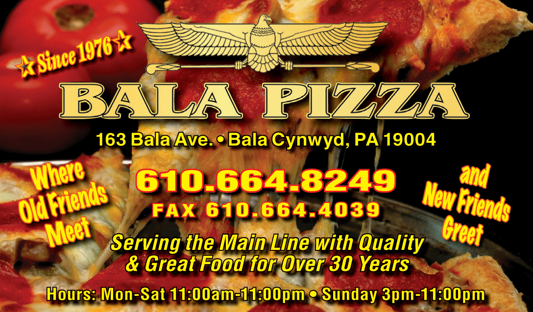 Bala Pizza on Bala Avenue